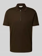 Koszulki męskie - Koszulka polo o kroju regular fit z mieszanki bawełny model ‘FAVE’ - miniaturka - grafika 1