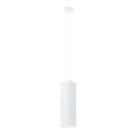 Lampy sufitowe - Lampa wisząca tuba biała DENVER - miniaturka - grafika 1