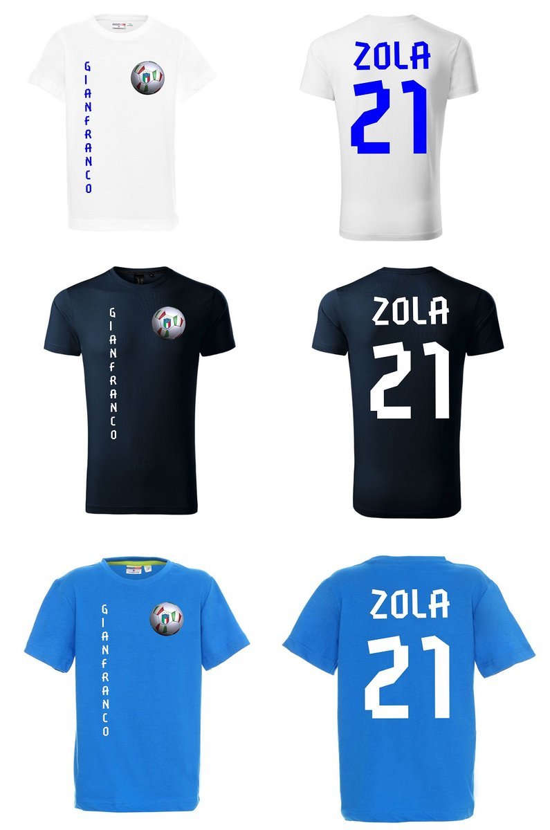 Koszulka Włochy GIANFRANCO ZOLA 21 Jr