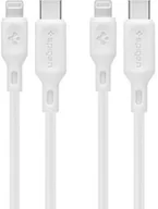 Kable USB - Spigen Kabel Essential DuraSync MFi USB-C do Lightning 2-Pack, 1 m, biały - miniaturka - grafika 1