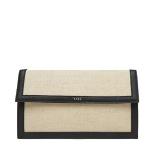 Duży Portfel Damski BOSS Alyce Flat Pouch CV 50542077 Beżowy - Portfele - miniaturka - grafika 1