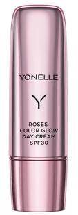 Yonelle Roses Beauty, rozświetlający krem koloryzujący z filtrem SPF30, 50ml - Kremy do twarzy - miniaturka - grafika 1