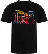 Koszulki męskie - KOSZULKA MĘSKA NADRUK DLA MUZYKA PERKUSIA PREZENT PREMIUM S - miniaturka - grafika 1