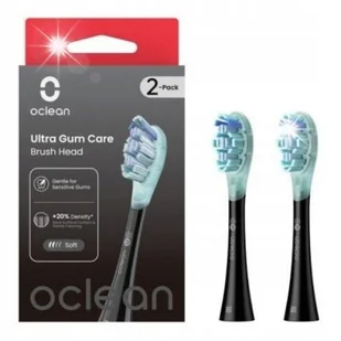Końcówki do szczoteczki Oclean Ultra Gum Care UG01 2 szt. Czarne - Końcówki do szczoteczek elektrycznych - miniaturka - grafika 1