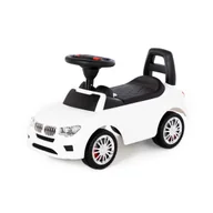 Chodziki - WADER Polesie Jeździk "SuperCar" nr 3 z panelem dźwiękowym Biały - miniaturka - grafika 1