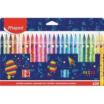 Maped Flamastry Pixel 24 szt. - Przybory szkolne - miniaturka - grafika 1