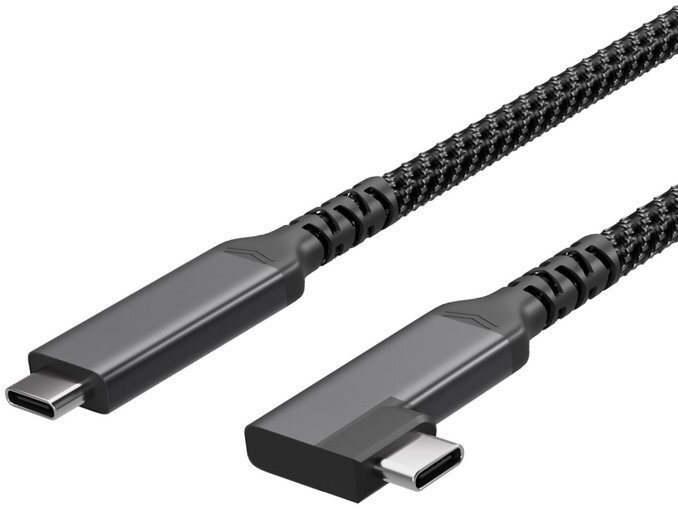 Shiverpeaks USB-C kabel do ładowania USB C/C 3.2 100W PD Textil 90°1m FL31-75014