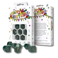 Akcesoria do gier planszowych - Q-Workshop Zestaw kości urodzinowych: balony, karty do gry - miniaturka - grafika 1