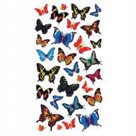 Zabawki kreatywne - TATUAŻ DLA DZIECI MOTYLE MOTYLKI ZESTAW ZMYWALNY TYMCZASOWY WODNY - miniaturka - grafika 1