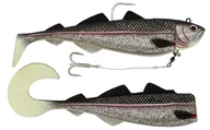 Przynęty - Westin Crazy Daisy gumowa ryba 23 cm-300G 400G, gumowa ryba zmontowany na gotowo z główka jigowa i Stinger (Angst haki z Drilling/27 cm), przynęty dla dorch i halibuta. dorsz przynęta, halibuta przynę MM2670 (MM26706) - miniaturka - grafika 1