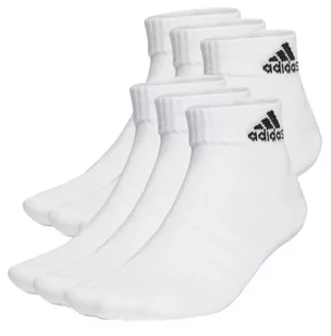 Skarpety ADIDAS Białe Męskie Thin and Light Ankle 6 Par - Skarpetki damskie - miniaturka - grafika 1