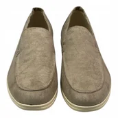 Mokasyny męskie - Mokasyny męskie zamszowe Old Money 45 - miniaturka - grafika 1