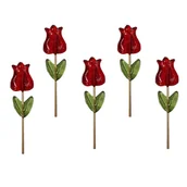 Gumy do żucia, lizaki, dropsy - 5x LIZAK KWIATEK TULIPAN PREZENT NA DZIEŃ KOBIET 25g - miniaturka - grafika 1