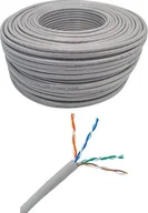 Kable komputerowe i do monitorów - NetRack Kabel sieciowy LAN kat. 5e UTP, 50m, CCA, Netrack, szary - miniaturka - grafika 1