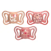 Smoczki uspokajające - 156429 SMOCZEK PHYSIO LIGHT SILIKONOWY 6-36 2SZT RÓŻOWY - miniaturka - grafika 1