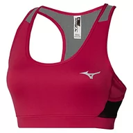 Biustonosze - Mizuno Alpha biustonosz sportowy damski, Czerwony perski, XS - miniaturka - grafika 1