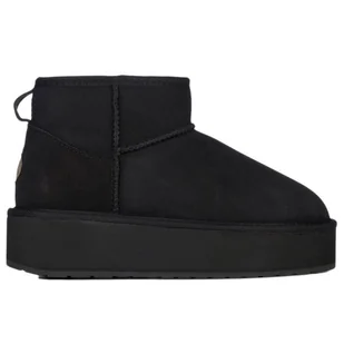 Buty Emu Australia Stinger Micro Flatform W13082BLAK - czarne - Botki damskie - miniaturka - grafika 1