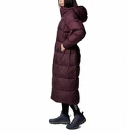 Płaszcze damskie - Damski płaszcz puchowy pikowany Columbia Pike Lake III Long Puffer Jacket - fioletowy - COLUMBIA - miniaturka - grafika 1