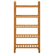 Szafki na buty - vidaXL Stojak na buty z 5 półkami, 50x27x100 cm, lite drewno dębowe - miniaturka - grafika 1