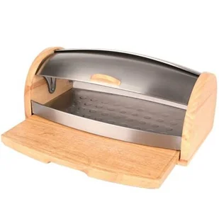 Chlebak drewniany z deską do krojenia Oskar AMBITION - Chlebaki - miniaturka - grafika 1