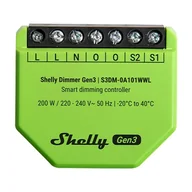 Systemy inteligentnych domów - Shelly Ściemniacz światła WiFi  Dimmer Gen3 - miniaturka - grafika 1