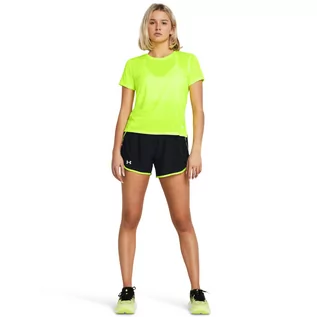 Spodnie sportowe damskie - Damskie spodenki do biegania Under Armour UA Fly By Short - czarne - UNDER ARMOUR - grafika 1