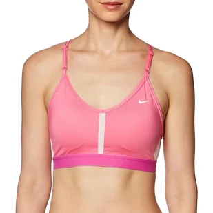 Nike DF Indy dekolt biustonosz różowy spell/kosmiczny fuksja/Whit M - Biustonosze - miniaturka - grafika 1