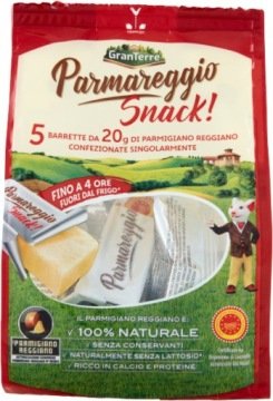 Batony z sera parmezan parmigiano regiiano 100g Parmareggio GranTerre keto