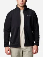 Bluzy męskie - Bluza męska rozpinana streetwear Columbia Sage Peak Full Zip Fleece 2095781010 L Czarna (195981013436) - miniaturka - grafika 1