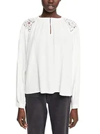 Bluzki damskie - edc by ESPRIT Damska bluzka 112CC1F304, 110/OFF biała, XS - miniaturka - grafika 1