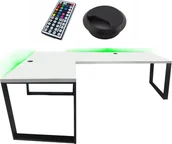 Biurka gamingowe - BIURKO GAMINGOWE NARONE LOFTOWE KOMPUTEROWE STABILNE PRZELOTKA - miniaturka - grafika 1