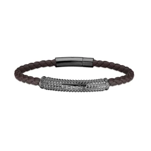 Bransoletka Męska Police PEAGB2214903 Skórzany 19 cm - Bransolety męskie - miniaturka - grafika 1