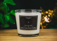 Świece - Świeca Zapachowa Sojowa No2 /70h/ Wanilia Róża Drzewo Cedrowe 800g/Sawarge candles - miniaturka - grafika 1