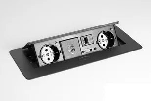 Mediaport (YO-602A) - Czarny - Biurka - miniaturka - grafika 1