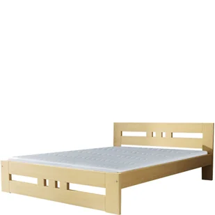 Łóżko 90 x 200 ze Stelażem Roma Dolmar Sosna Barwiona na Antracyt - Łóżka dla dzieci i młodzieży - miniaturka - grafika 1