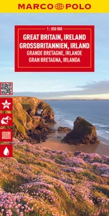 Wielka Brytania, Irlandia. Mapa drogowa. 1:850 000 - Mapy i plansze edukacyjne - miniaturka - grafika 1