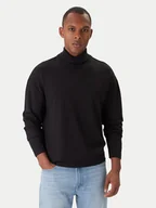 Swetry męskie - Calvin Klein Golf LV04LD215G Czarny Regular Fit - miniaturka - grafika 1