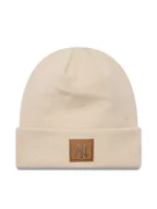 Czapki damskie - New Era Czapka Team Patch Cuff Bea 60565198 Beżowy - miniaturka - grafika 1