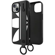 Etui i futerały do telefonów - Adidas Trefoil z paskiem na rękę do iPhone 14 czarny - miniaturka - grafika 1