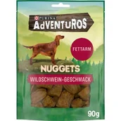 Przysmaki dla psów - Adventuros PURINA Nuggets, Przysmaki dla psów, niskotłuszczowe, o smaku dzika 6 x 90 g - miniaturka - grafika 1