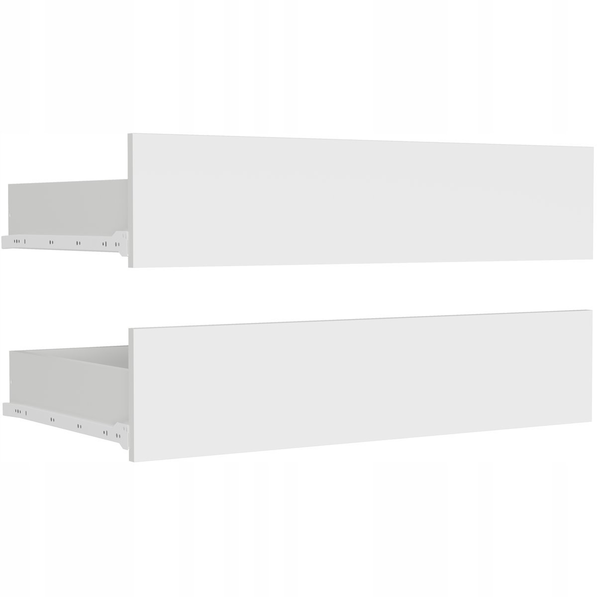 2 szuflady do szafy przesuwnej 183cm - kolor biały