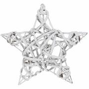 Ozdoby bożonarodzeniowe - Bożonarodzeniowa gwiazda LED biały, 40 x 10 cm - miniaturka - grafika 1