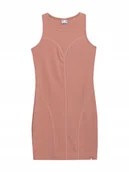 Sukienki - SUKIENKA DAMSKA PRĄŻKOWANA MINI KRÓTKA LETNIA 4F - miniaturka - grafika 1