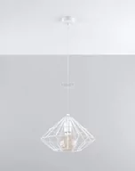 Lampy sufitowe - Sollux Lighting Lampa wisząca UMBERTO biała SL.0293 - miniaturka - grafika 1