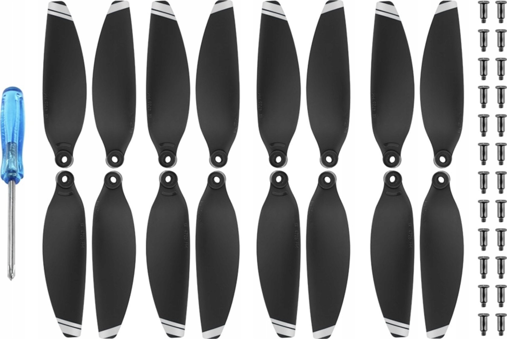 BRDRC Śmigła Do Drona DJI Mavic Mini 2 / SE 4726 SREBRNE 16 SZT.