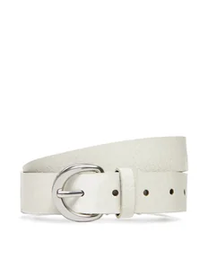 Calvin Klein Pasek Damski Classic Buckle Aop 30Mm LV04K7019G Biały - Paski - miniaturka - grafika 1