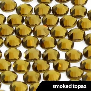 Cyrkonie do paznokci szklane ss3 smoked topaz 1440 szt paczka - Ozdoby do paznokci - miniaturka - grafika 1