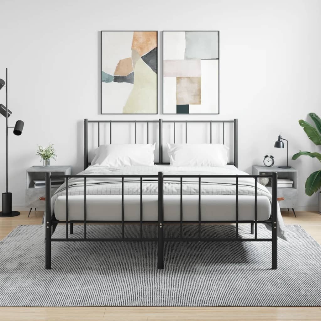 vidaXL Szafki nocne 2 szt. Beton szary 40x35x47,5 cm Materiał drewnopochodny - Stolik nocny - Szafki nocne - Szafa - Szafka nocna