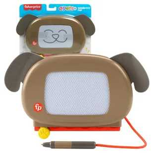 Fisher-Price Doodle Pro Tablica Do Rysowania Znikopis Piesek - Zabawki interaktywne dla dzieci - miniaturka - grafika 1