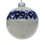 Bombki - Ceramiczna bombka duża Ceramika Bolesławiec - miniaturka - grafika 1